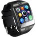 Smartwatch cu telefon iUni Q18, Camera, BT, 1.5 inch, Negru + Card MicroSD 4GB Cadou